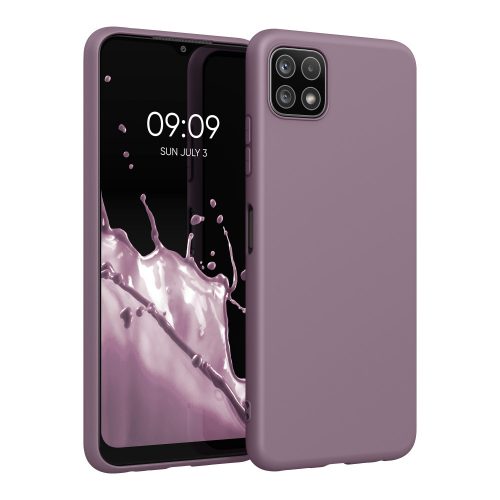 Pouzdro pro Samsung Galaxy A22 5G, silikonové, fialové, 55245.181, kwmobile