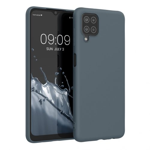 Pouzdro Kwmobile pro Samsung Galaxy A12, silikonové, modré, 54048.202