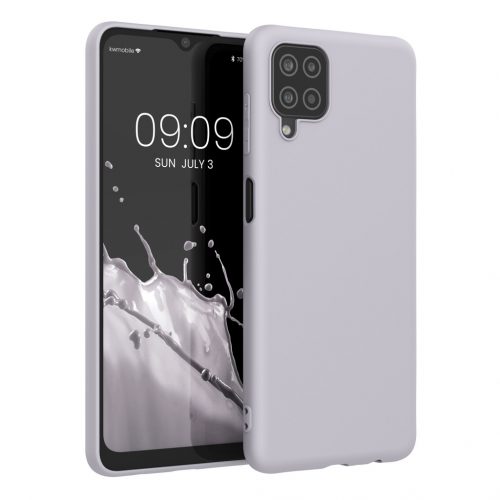 Pouzdro Kwmobile pro Samsung Galaxy A12, silikonové, šedé, 54048.192