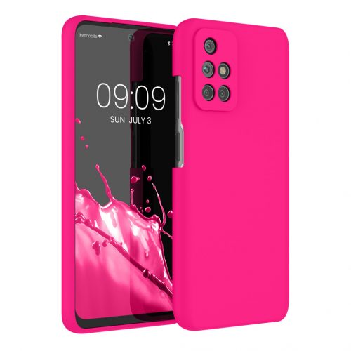 Pouzdro Kwmobile pro Xiaomi Redmi 10 5G, silikonové, růžové, 56153.77