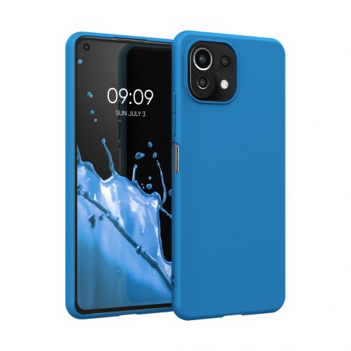 Kryt Kwmobile pro Xiaomi Mi 11 Lite 5G/11 Lite 5G NE, silikon, modrý, 54726.228