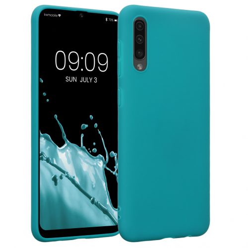 Pouzdro Kwmobile pro Samsung Galaxy A50, silikonové, zelené, 48054.57