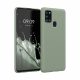 Pouzdro Kwmobile pro Samsung Galaxy A21s, silikonové, zelené, 52494.172