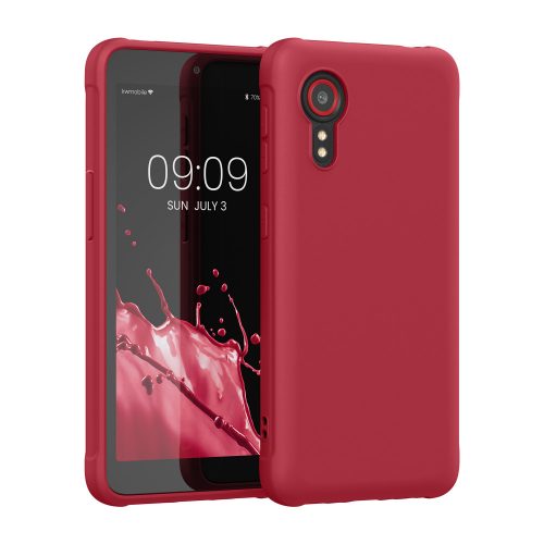 Kryt Kwmobile pro Samsung Galaxy Xcover 5, silikonový, červený, 54536.229