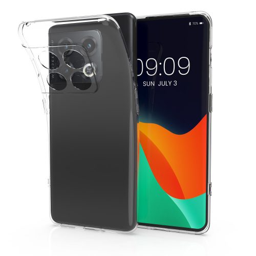 Pouzdro Kwmobile pro OnePlus 10 Pro, silikonové, průhledné, 57248.03