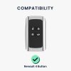 Kryt na klíče od auta pro Renault 4 Buttons - Smart Key, Kwmobile, Zelený, Silikon, 54806.16