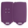 Pouzdro na klíče od auta pro Renault 4 Buttons - Smart Key, Kwmobile, Purple, Silicon, 48035.197