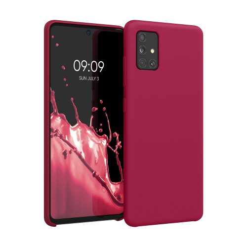 Pouzdro Kwmobile pro Samsung Galaxy A51, silikonové, červené, 51197.229