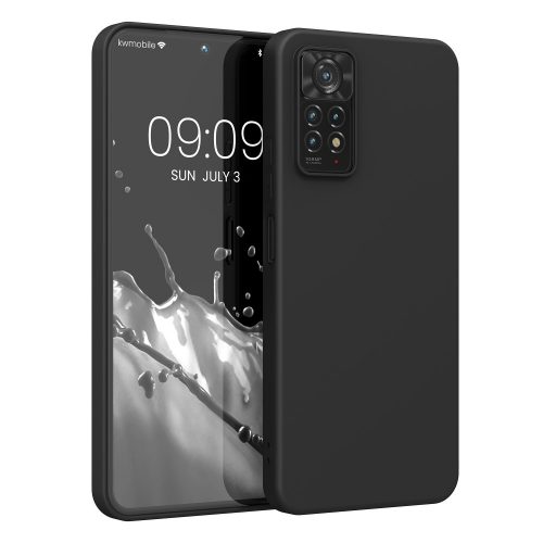 Kryt Kwmobile pro Xiaomi Redmi Note 11 Pro/Redmi Note 11 Pro 5G, silikon, černý, 57369,47