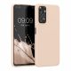 Pouzdro Kwmobile pro Xiaomi Redmi Note 11/Redmi Note 11s, silikonové, krémové, 57372.225