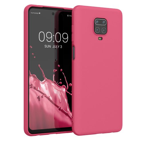 Pouzdro Kwmobile pro Xiaomi Redmi Note 9S/Redmi Note 9 Pro/Redmi Note 9 Pro Max, silikonové, růžové, 52140.238