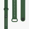 Sada 2 popruhů pro Xiaomi Redmi Smart Band Pro, Kwmobile, bílá/zelená, silikon, 57425.02