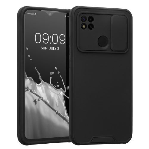 Kryt Kwmobile pro Xiaomi Redmi 9C, silikonový, černý, 57391.01