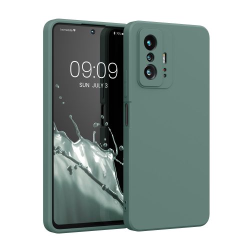 Kryt Kwmobile pro Xiaomi 11T/11T Pro, silikonový, zelený, 56573.166