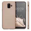 Pouzdro Kwmobile pro Samsung Galaxy A6 (2018), silikonové, zlaté, 46374.66