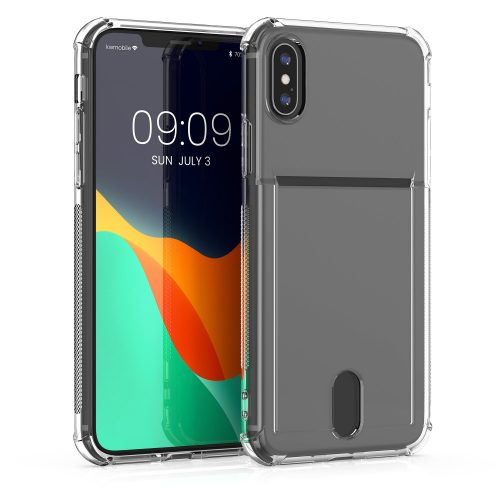 Kryt Kwmobile pro Apple iPhone X/iPhone XS, silikonový, průhledný, 57518.03