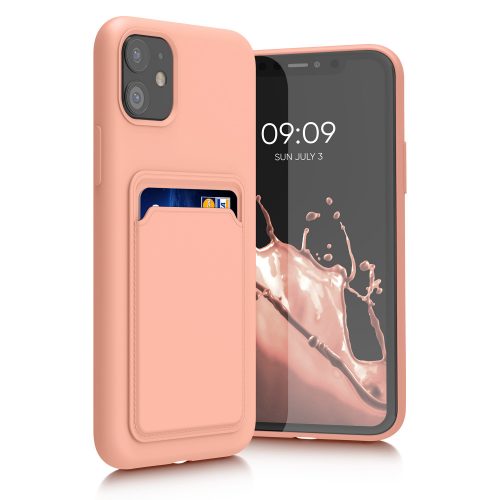 Kryt Kwmobile pro Apple iPhone 11, silikonový, růžový, 55114.199