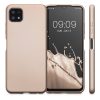 Pouzdro Kwmobile pro Samsung Galaxy A22 5G, silikonové, zlaté, 55247.66