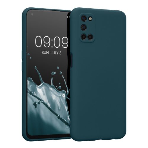 Pouzdro Kwmobile pro OPPO A52 / A72 (4G), silikonové, zelené, 57575.57