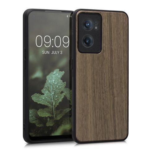 Pouzdro Kwmobile pro OnePlus Nord CE 2 5G, dřevo, hnědé, 57641.18