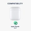 Pouzdro na sluchátka Apple AirPods 2/AirPods 1, Kwmobile, Modré, Silikonové, 57659.23