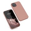 Kryt Kwmobile pro Apple iPhone 13, silikonový, růžový, 55878.237