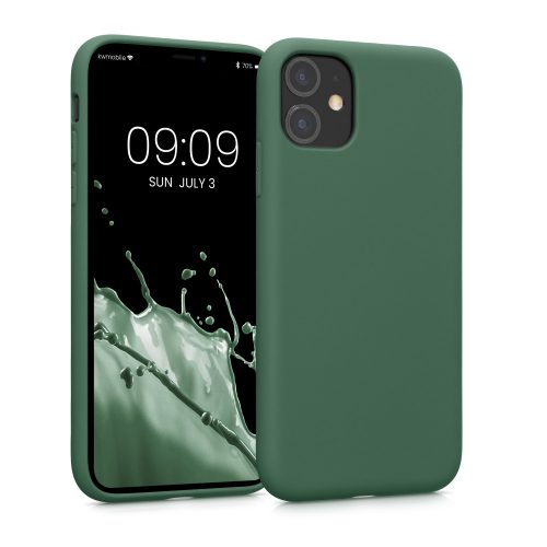 Kryt Kwmobile pro Apple iPhone 11, silikonový, zelený, 50791.80