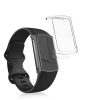 Sada 2 pouzder pro Fitbit Charge 5, Kwmobile, Transparent, Silikon, 56385.02