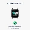 Sada 2 řemínků pro Willful Smartwatch/Fitnesstracker, Kwmobile, Black/Grey, Silicone, 56230.02