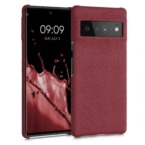 Pouzdro Kwmobile pro Google Pixel 6 Pro, textilní, červené, 57796.76