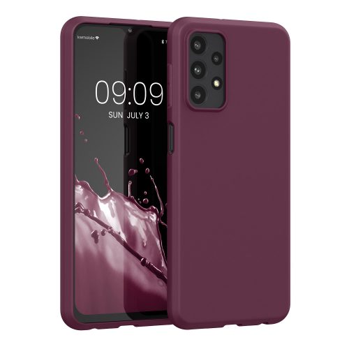 Pouzdro Kwmobile pro Samsung Galaxy A23, silikonové, fialové, 57804.187