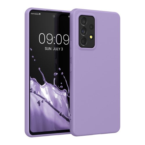 Pouzdro Kwmobile pro Samsung Galaxy A53 5G, silikonové, fialové, 57808.222