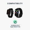 USB nabíjecí kabel pro Oppo Watch Free, Kwmobile, černý, plastový, 57784.01