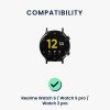 Sada 2 řemínků pro Realme Watch S/Watch S Pro/Watch 2 Pro, Kwmobile, černá/zelená, silikonová, 57786.02