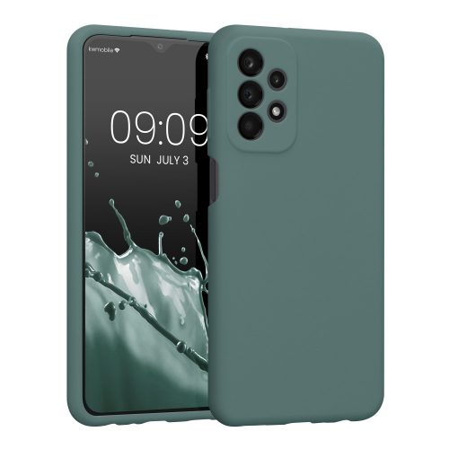 Pouzdro Kwmobile pro Samsung Galaxy A23, silikonové, zelené, 57829.171