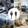 USB nabíjecí kabel pro Garmin Venu 2 Plus/Fenix 7/Vivomove Sport, Kwmobile, černý, plastový, 57777.01