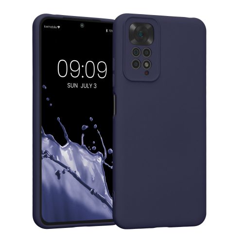 Pouzdro Kwmobile pro Xiaomi Redmi Note 11/Redmi Note 11s, silikonové, modré, 57918.186