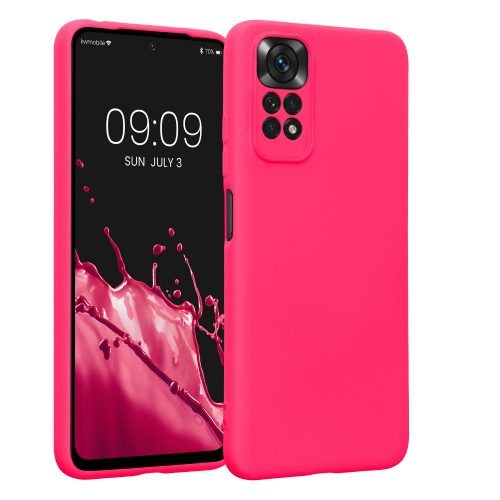 Pouzdro Kwmobile pro Xiaomi Redmi Note 11/Redmi Note 11s, silikonové, růžové, 57918.77