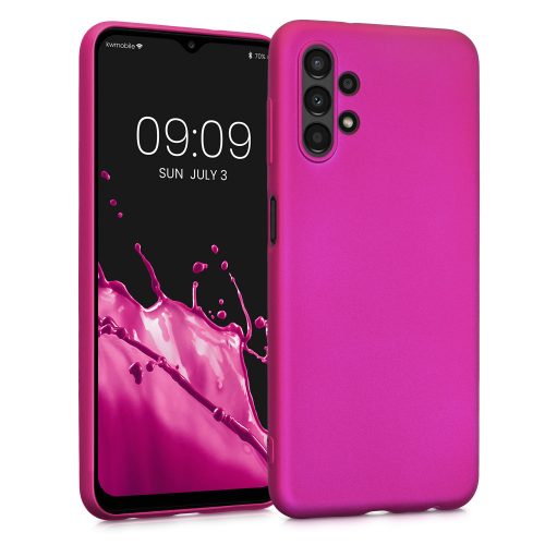 Pouzdro Kwmobile pro Samsung Galaxy A13, silikonové, růžové, 57956.65