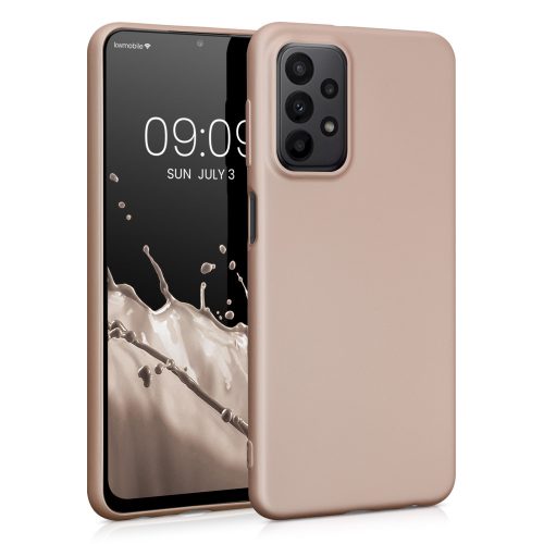 Pouzdro Kwmobile pro Samsung Galaxy A23, silikonové, růžové, 57955.31