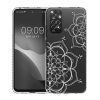 Pouzdro Kwmobile pro Xiaomi Redmi Note 11/Redmi Note 11s, silikonové, průhledné/stříbrné, 57822.03