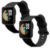 Sada 2 řemínků pro Xiaomi Mi Watch Lite/Redmi Watch, Kwmobile, Black, Silicone, 54778.06