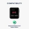 Sada 2 řemínků pro Xiaomi Mi Watch Lite/Redmi Watch, Kwmobile, Black, Silicone, 54778.06