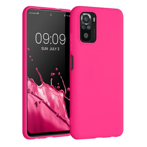 Pouzdro Kwmobile pro Xiaomi Redmi Note 10/Redmi Note 10S, silikonové, růžové, 54541.77