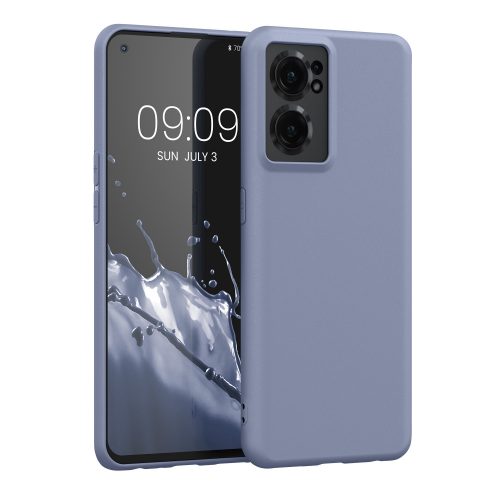 Pouzdro Kwmobile pro OnePlus Nord CE 2 5G, silikonové, modré, 57639.130