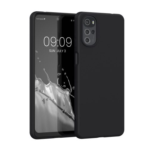 Kryt Kwmobile pro Motorola Moto G22, silikonový, černý, 58208.47