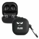 Pouzdro na sluchátka Samsung Galaxy Buds 2/Galaxy Buds Live, Kwmobile, Black/White, Silicone, 58155.01