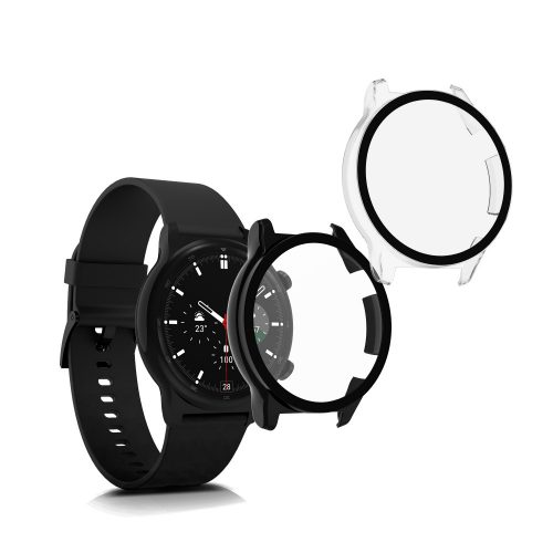 Sada 2 pouzder pro Honor Watch GS 3, Kwmobile, černá/průhledná, plast, 58188.01