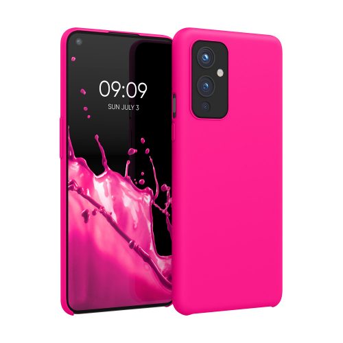 Pouzdro Kwmobile pro OnePlus 9, silikonové, růžové, 56040.77