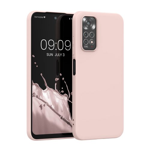 Pouzdro Kwmobile pro Xiaomi Redmi Note 11/Redmi Note 11s, silikonové, růžové, 57368.225